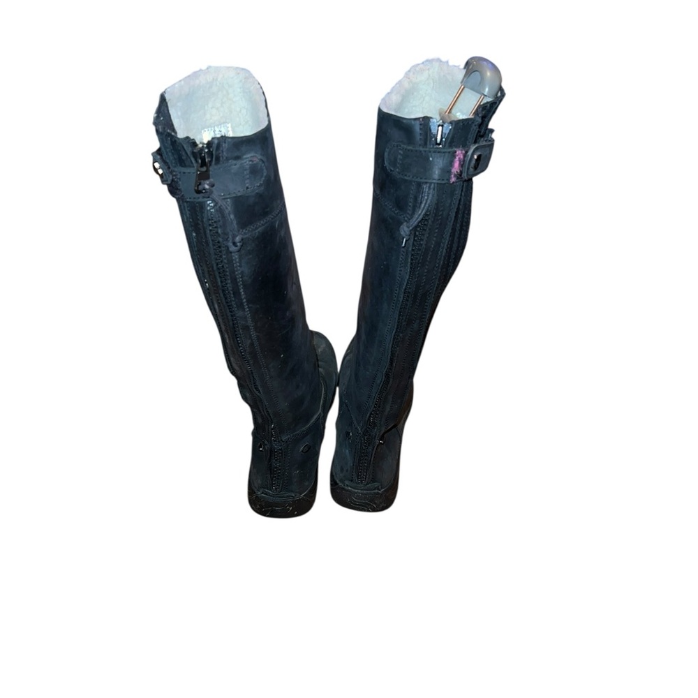 Dublin Black Leather Knee-High Boots Size 8.5 - Picture 2 of 8